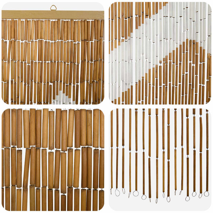 Cortină pentru ușa de insecte multicolor 200 x 90 cm Bambus WALTI