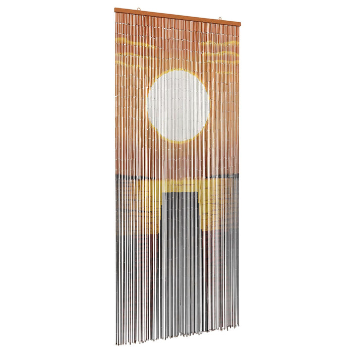 Cortină pentru ușa de insecte multicolor 200 x 90 cm Bambus WALTI