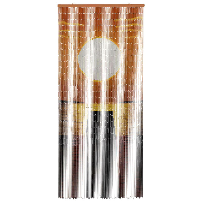 Cortină pentru ușa de insecte multicolor 200 x 90 cm Bambus WALTI