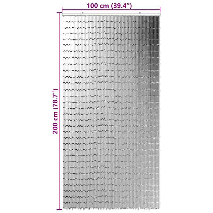 Cortină pentru ușa de insecte multicolor 200 x 100 cm Bambus WALTI