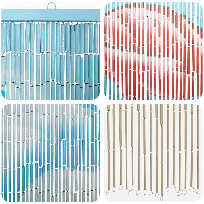 Cortină pentru ușa de insecte multicolor 200 x 90 cm Bambus WALTI
