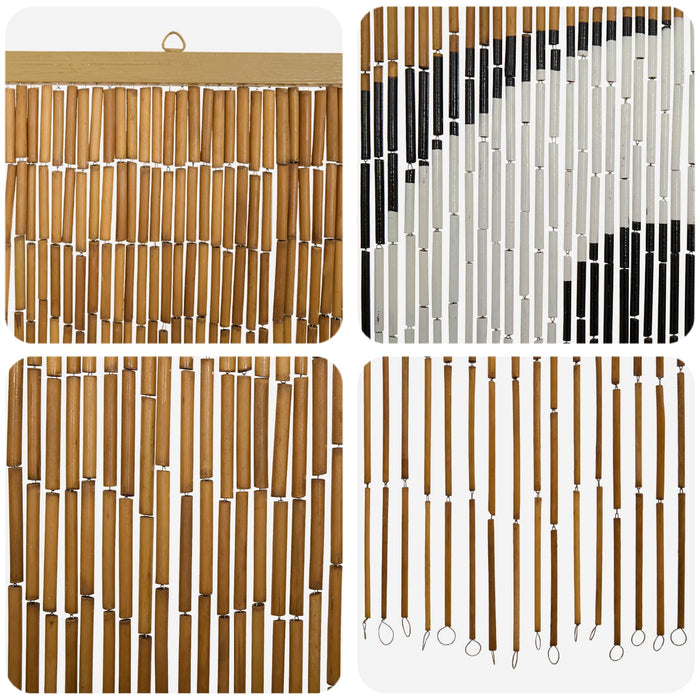 Cortină pentru ușa de insecte multicolor 200 x 100 cm Bambus WALTI