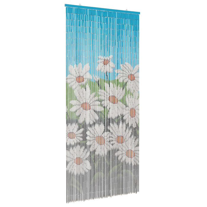 Cortină pentru ușa de insecte multicolor 200 x 90 cm Bambus WALTI
