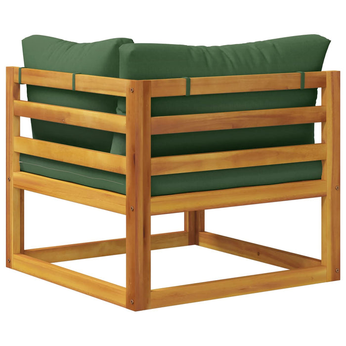 Canapea coltar cu perne 100 % poliester Acacia solidă natural WALTI