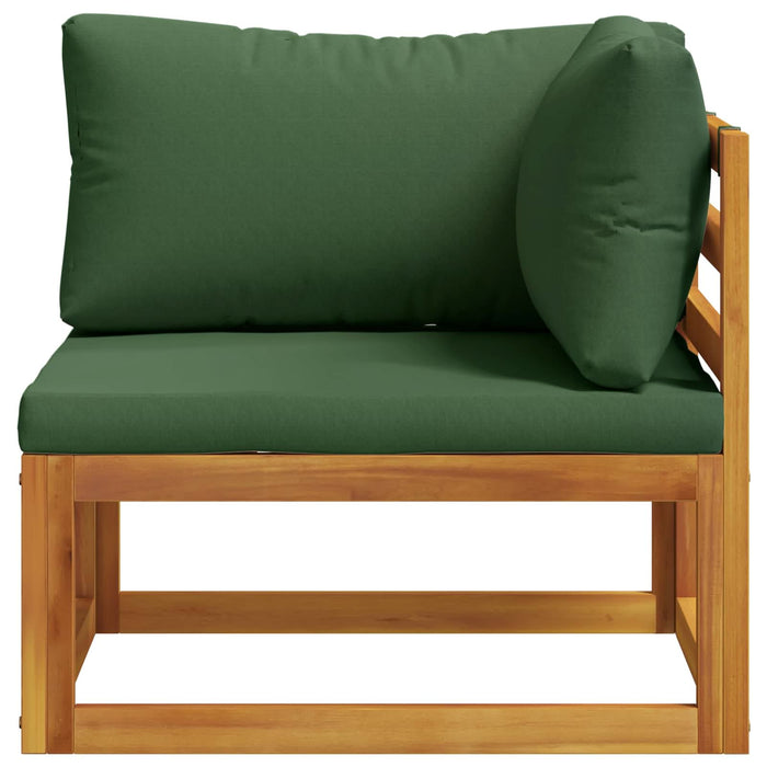 Canapea coltar cu perne 100 % poliester Acacia solidă natural WALTI