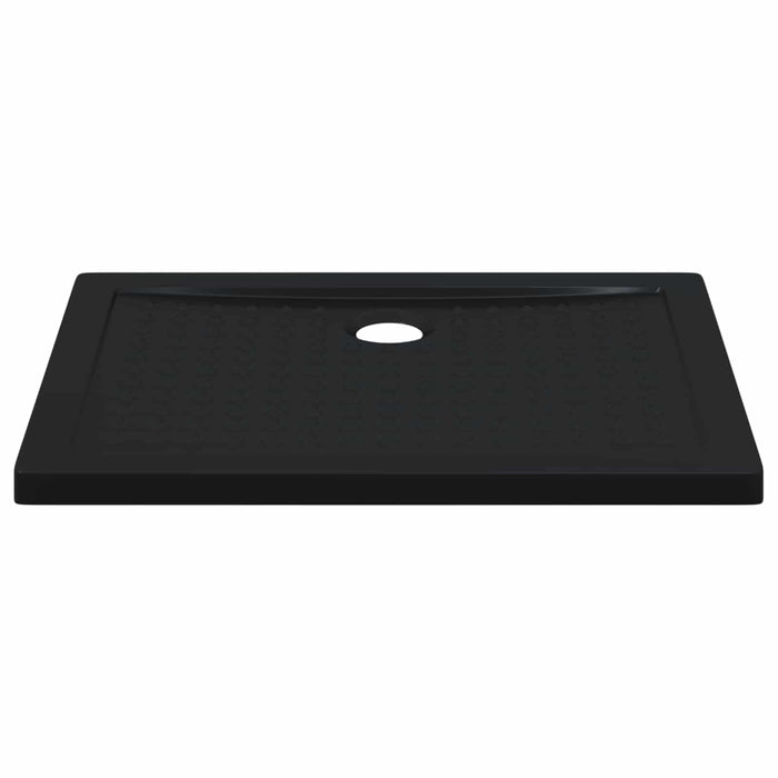 Tavă de bază pentru duș cu puncte 90 x 70 x 4 cm ABS Negru WALTI