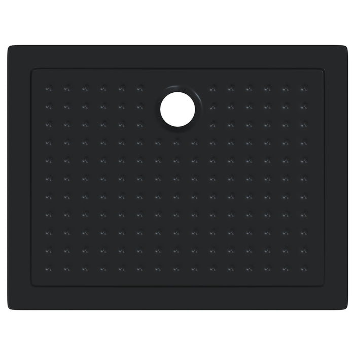 Tavă de bază pentru duș cu puncte 90 x 70 x 4 cm ABS Negru WALTI