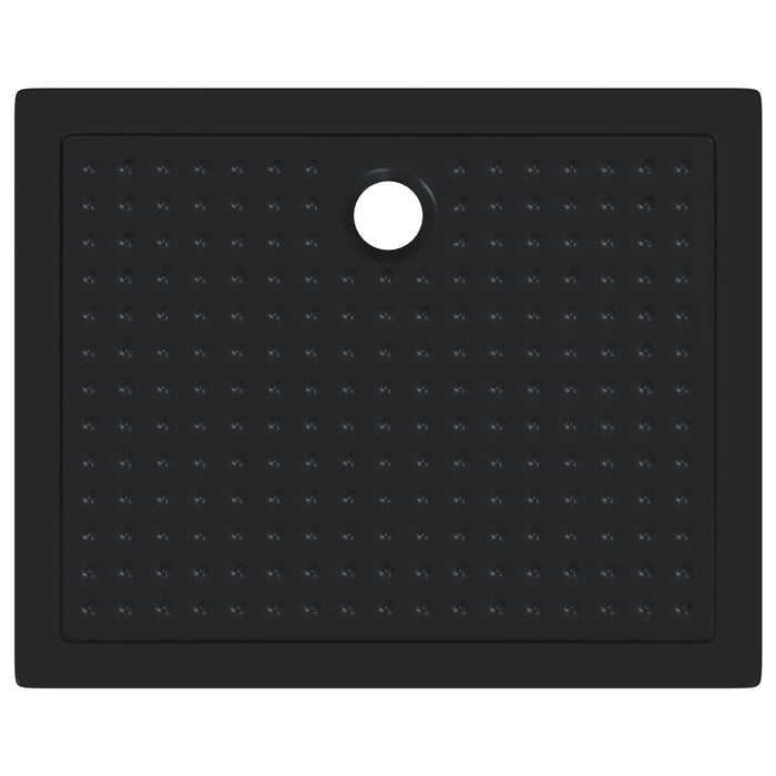 Tavă de bază pentru duș cu puncte 100 x 80 x 4 cm ABS Negru WALTI