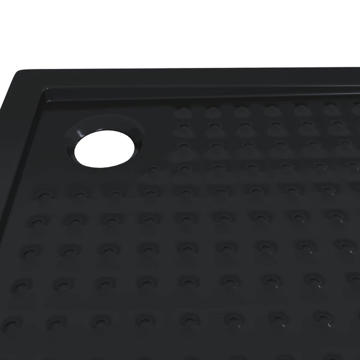 Tavă de bază pentru duș cu puncte 90 x 90 x 4 cm ABS Negru WALTI