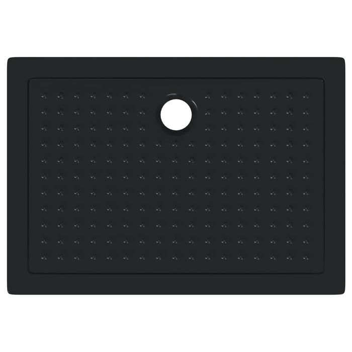 Tavă de bază pentru duș cu puncte 100 x 70 x 4 cm ABS Negru WALTI
