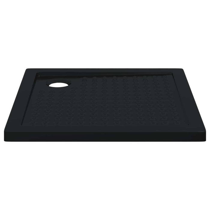 Tavă de bază pentru duș cu puncte 80 x 80 x 4 cm ABS Negru WALTI