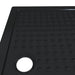 Tavă de bază pentru duș cu puncte Negru 120 x 80 x 4 cm ABS - WALTI WALTI