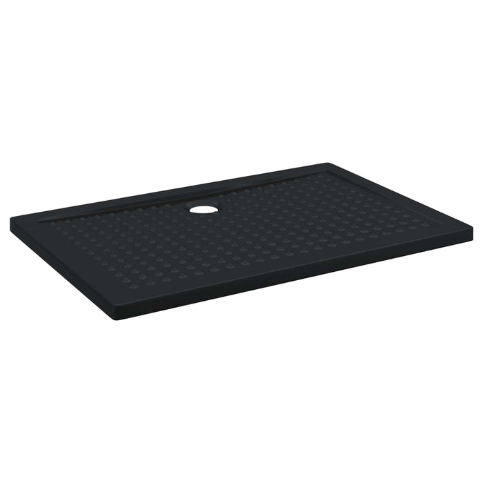 Tavă de bază pentru duș cu puncte Negru 120 x 80 x 4 cm ABS - WALTI WALTI