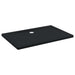 Tavă de bază pentru duș cu puncte Negru 120 x 80 x 4 cm ABS - WALTI WALTI