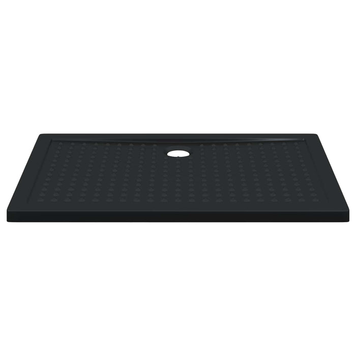 Tavă de bază pentru duș cu puncte Negru 120 x 80 x 4 cm ABS - WALTI WALTI