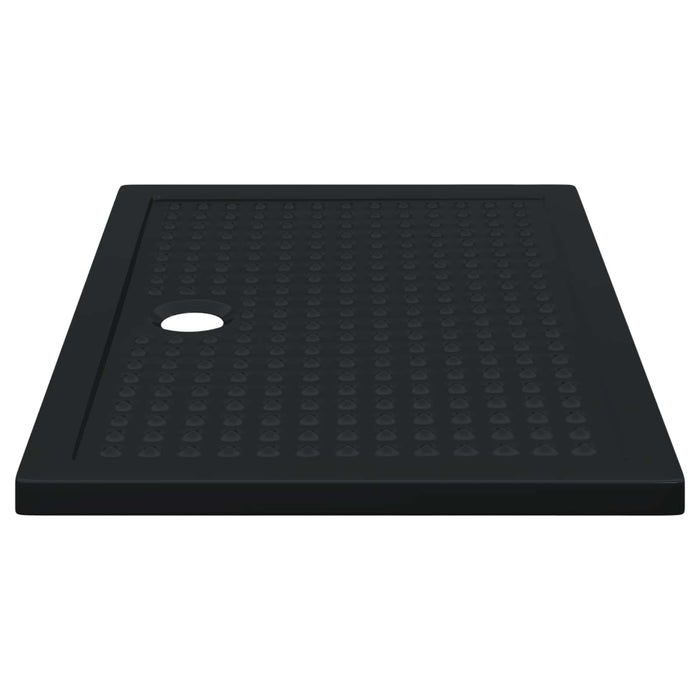 Tavă de bază pentru duș cu puncte Negru 120 x 80 x 4 cm ABS - WALTI WALTI