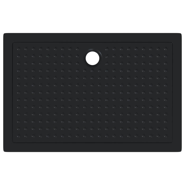 Tavă de bază pentru duș cu puncte Negru 120 x 80 x 4 cm ABS - WALTI WALTI