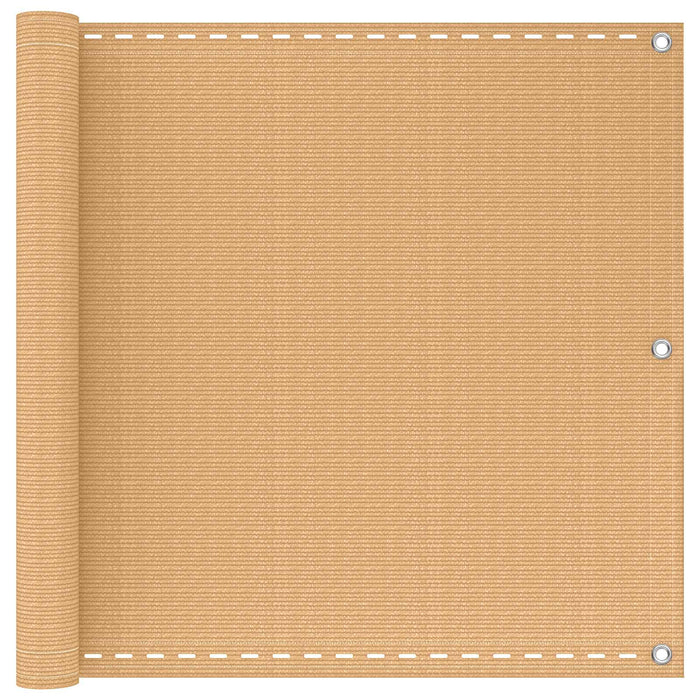 Ecran de balcon Nisipiu 120 x 700 cm HDPE și Aluminiu WALTI