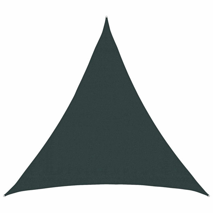 Pânză de umbră 2 x 2 x 2 m HDPE Triunghiular Verde închis WALTI
