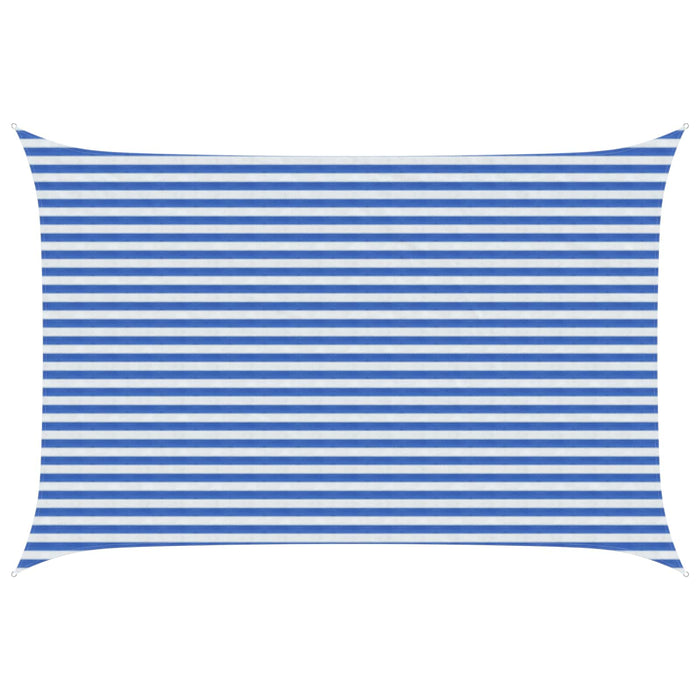 Pânză de umbră Albastru și Alb 3 x 4,5 m HDPE WALTI