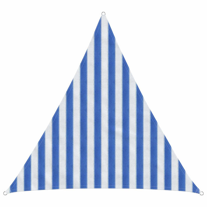 Pânză de umbră Albastru și Alb 2 x 2 x 2 m HDPE WALTI