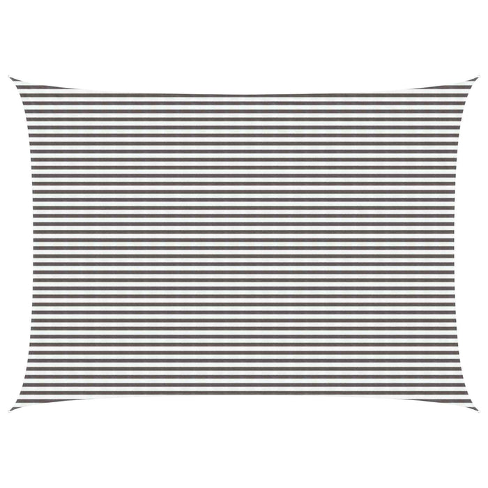 Pânză de umbră Gri deschis și alb. 5 x 6 m HDPE WALTI