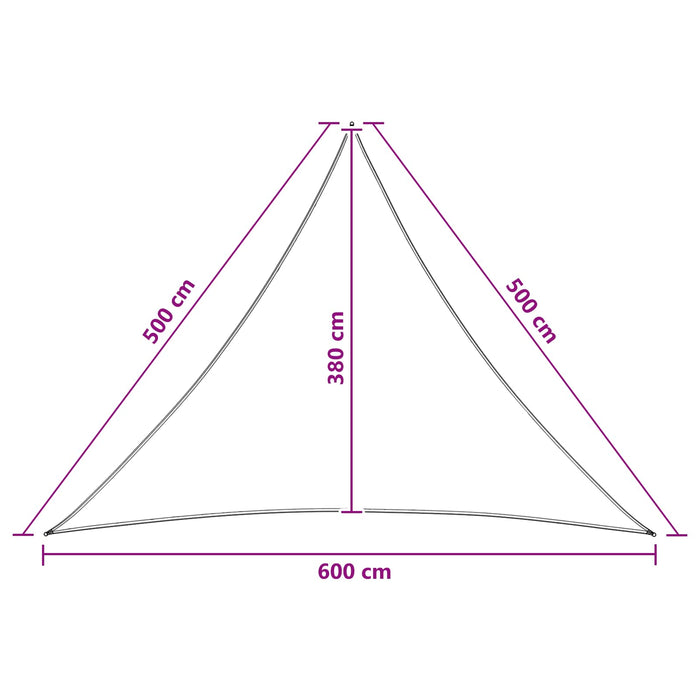 Pânză de umbră 5 x 5 x 6 m HDPE WALTI