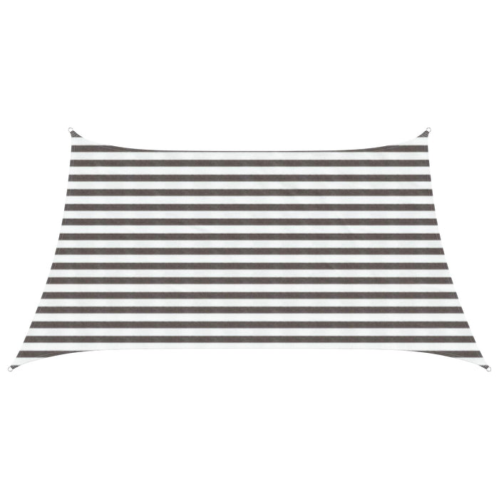 Pânză de umbră Gri deschis și alb. 3 / 4 x 2 m HDPE WALTI