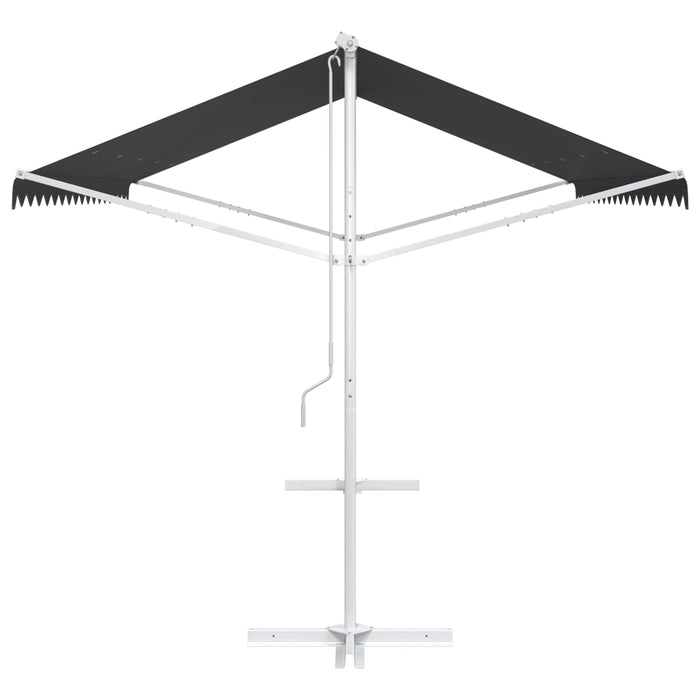 Marchiză liberă 4 × 3 m Poliester Antracit WALTI