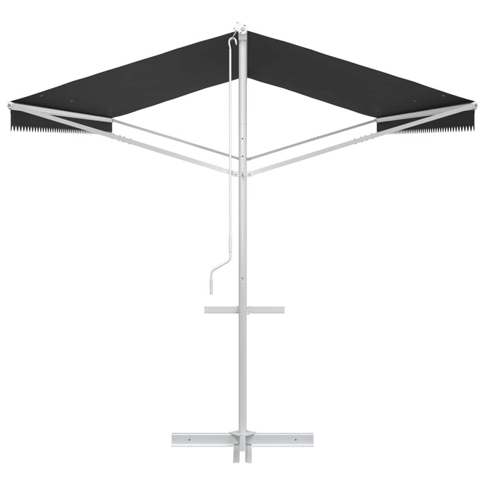 Marchiză liberă Antracit 6 x 3 m Poliester WALTI