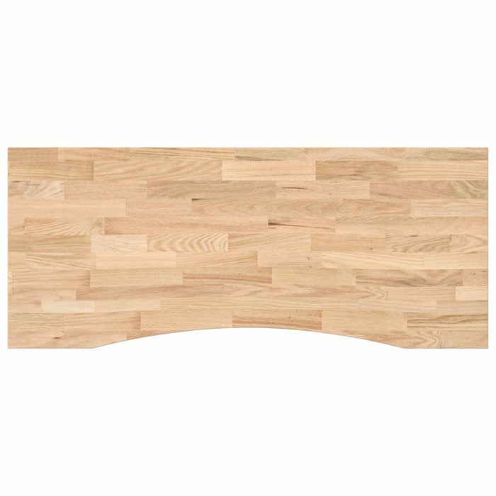 Birou Alb și Natural 120 x 60 cm Lemn de stejar masiv - WALTI WALTI