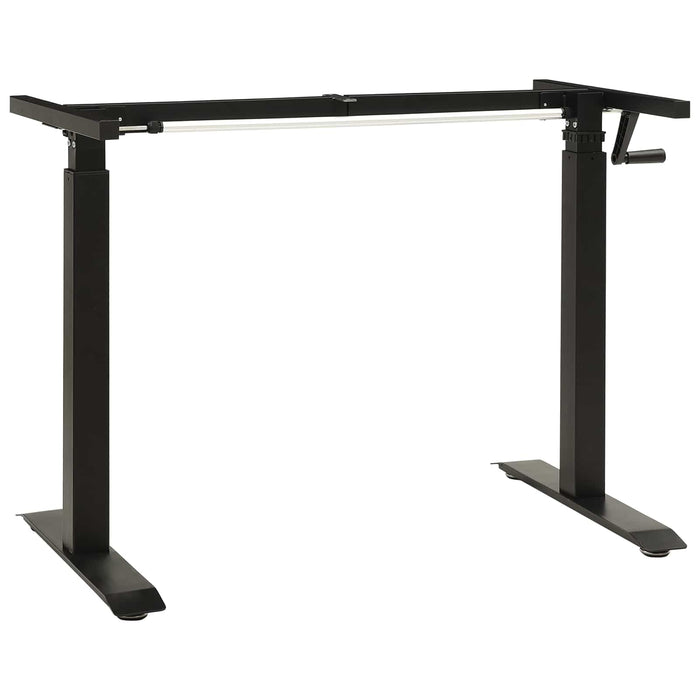 Birou Negru și natural 120 x 60 cm Lemn de stejar masiv - WALTI WALTI