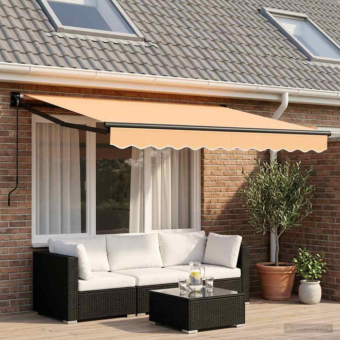 Copertină retractabilă Nisipiu 3,5 x 2,5 m - WALTI WALTI