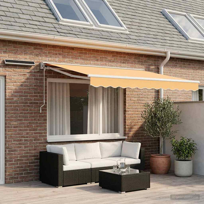 Cort electric retractabil Nisipiu 3,5 x 2 m - WALTI WALTI
