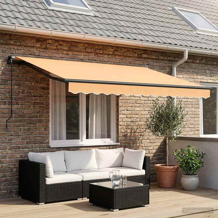 Cortina Retractabilă Nisipiu 2,5 x 2 m țesătură WALTI