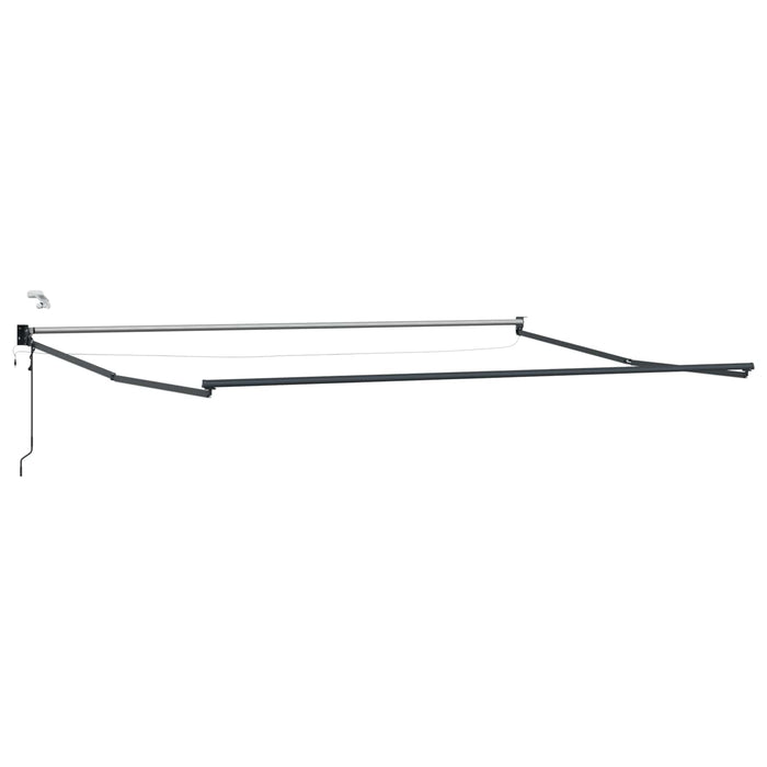 Cort electric retractabil Gri taupe 100% Poliester și Aluminiu WALTI