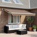 Cort electric retractabil Gri taupe 3,5 x 2 m - WALTI WALTI