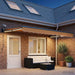 Cort electric retractabil Nisipiu 100% Poliester și Aluminiu - WALTI WALTI