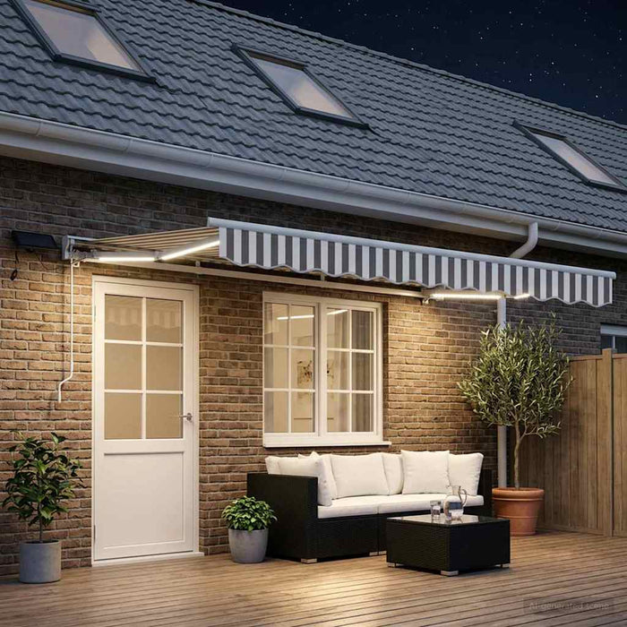 Cadru manual de marchiză cu LED-uri 4,5 × 3,5 m WALTI
