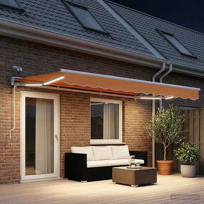 Cort electric retractabil Nisipiu 4 × 3,5 m - WALTI WALTI