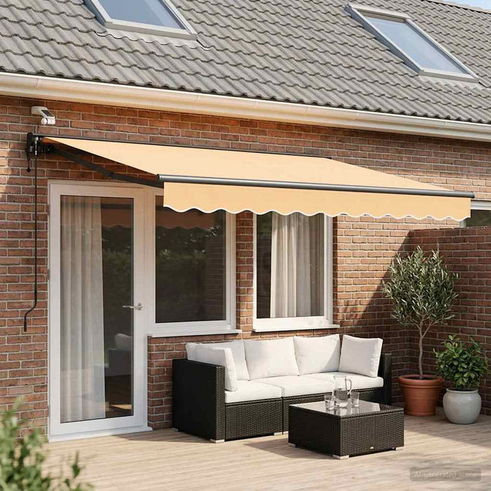 Cort electric retractabil Nisipiu 4 × 3 m - WALTI WALTI