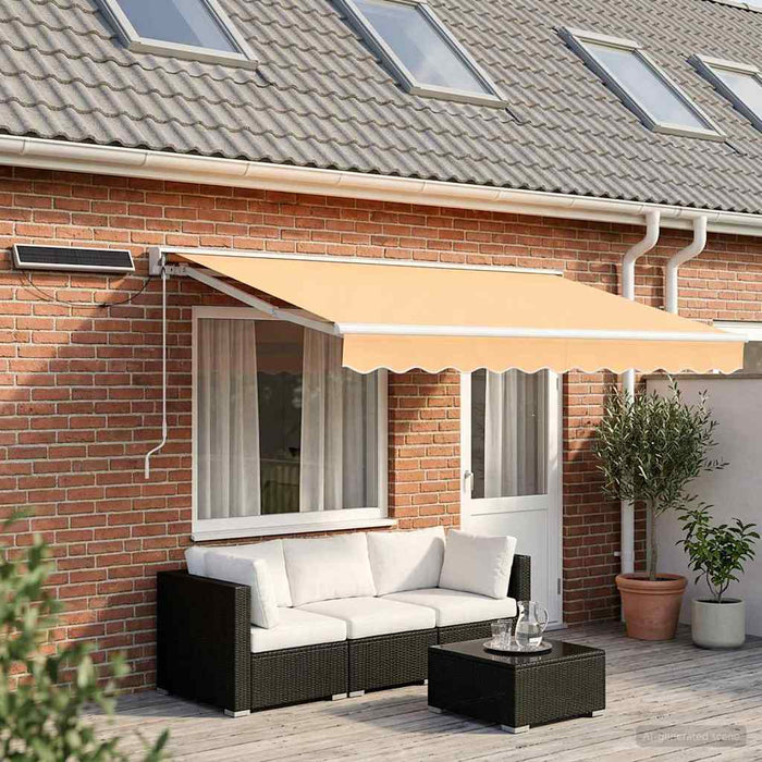 Cort electric retractabil Nisipiu 4,5 × 3 m - WALTI WALTI