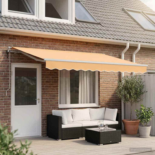 Copertină retractabilă Nisipiu 400 × 350 cm - WALTI WALTI