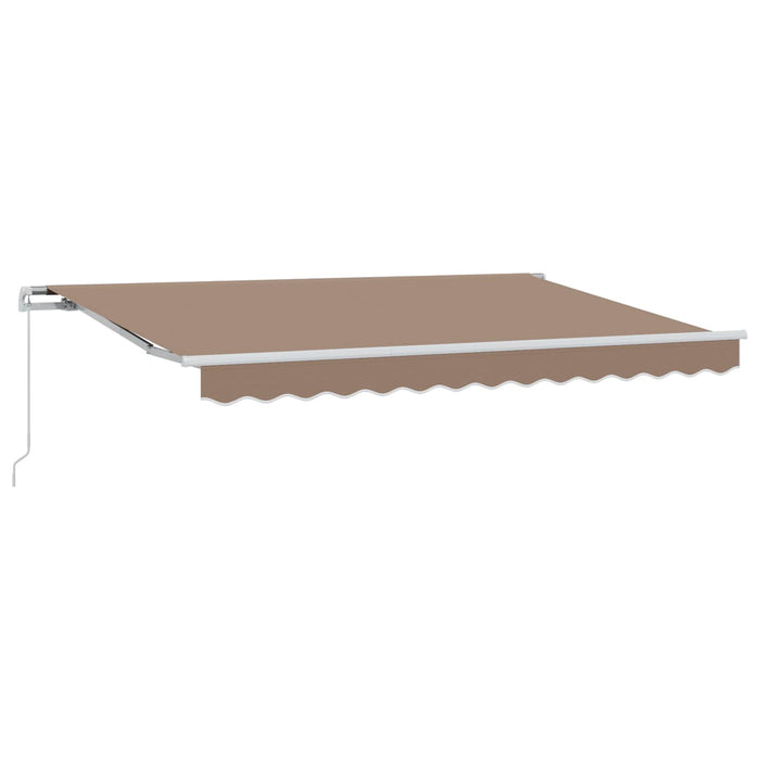 Copertină retractabilă Gri taupe 300 x 250 cm WALTI