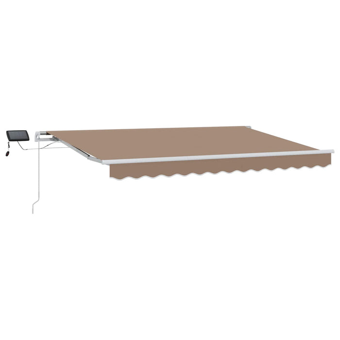 Copertină retractabilă Gri taupe 300 x 250 cm WALTI