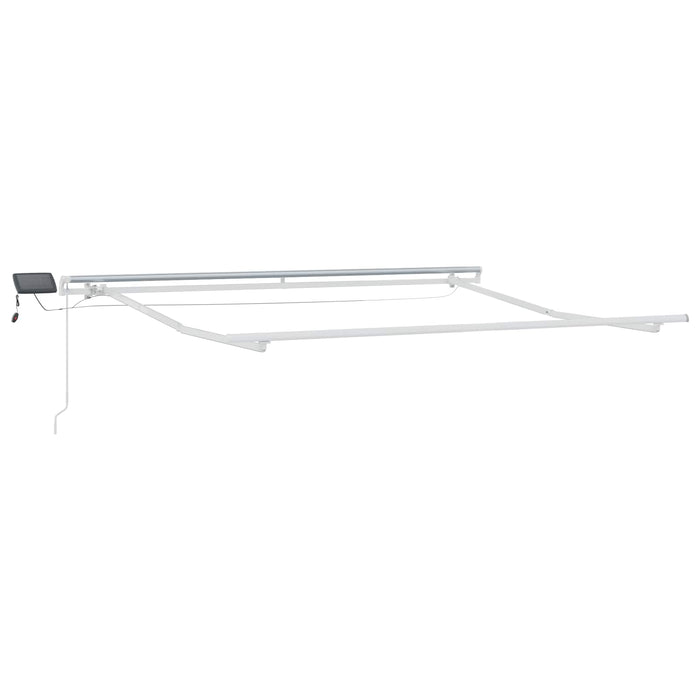 Copertină retractabilă Gri taupe 300 x 250 cm WALTI