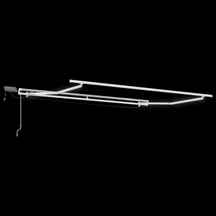 Copertină retractabilă Gri taupe 300 x 250 cm WALTI