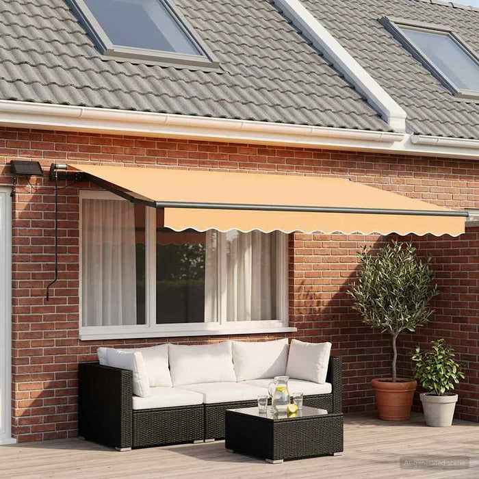 Copertină retractabilă Nisipiu 300 x 250 cm WALTI