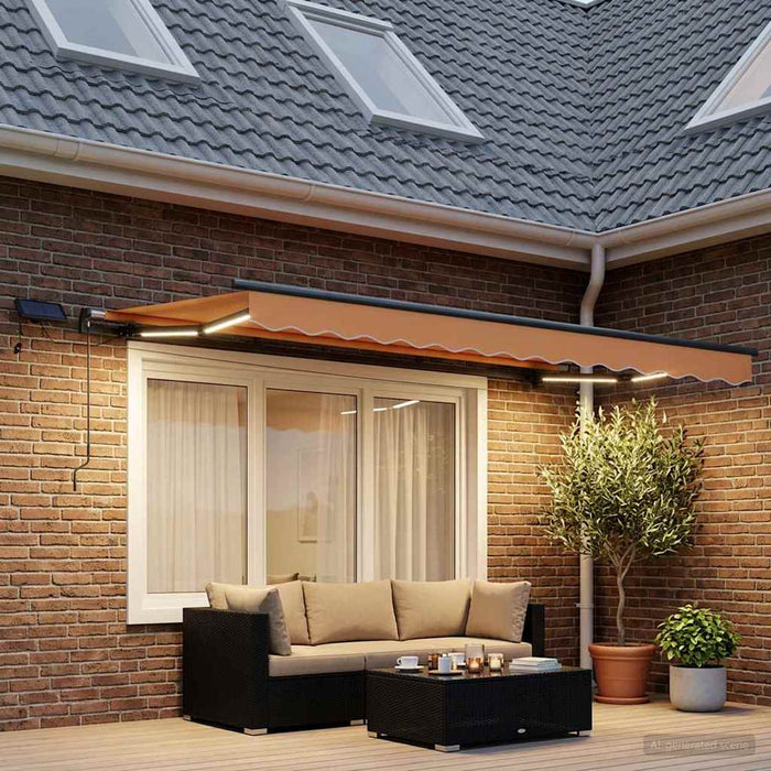 Copertină retractabilă Nisipiu 300 x 250 cm WALTI