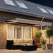 Copertină retractabilă Gri taupe 350 x 250 cm Poliester - WALTI WALTI
